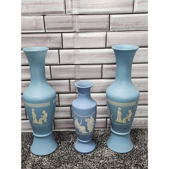 Set of 3 Greek Vases - Picture 1 of 10